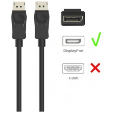 Ewent EC1412 cable DisplayPort 3 m Negro (Espera 4 dias)