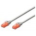 Ewent EW-6U-100 cable de red Gris 10 m Cat6 U/UTP (UTP) (Espera 4 dias)