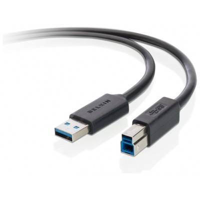 Cable Belkin F3u159b06 Usb 3.0 A - B 1.8m