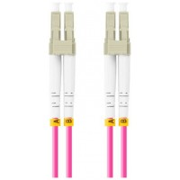 CABLE FIBRA OPTICA LANBERG 0.5 M MULTI LC/UPC-LC/UPC DUPLEX OM4 50/125 LSZH VI