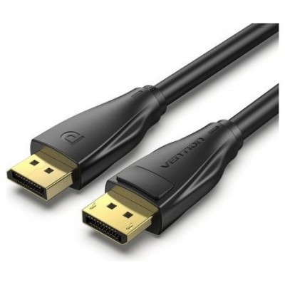 CABLE DISPLAYPORT 1.4 8K DP/M-DP/M NEGRO 1.5 M VENTION (Espera 4 dias)