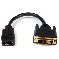 ADAPTADOR DE VIDEO STARTECH HDMI Hembra A DVI-D Macho 20cm (Espera 4 dias)