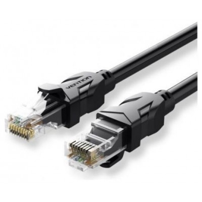 CABLE DE RED LATIGUILLO RJ45 UTP CAT6 AWG26 30 M NEGRO VENTION (Espera 4 dias)