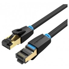 CABLE DE RED LATIGUILLO RJ45 CAT.8 SFTP AWG28 1.5 M NEGRO VENTION (Espera 4 dias)