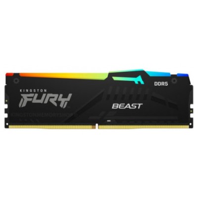 Kingston Technology FURY Beast RGB módulo de memoria 16 GB 1 x 16 GB DDR5 6000 MHz (Espera 4 dias)