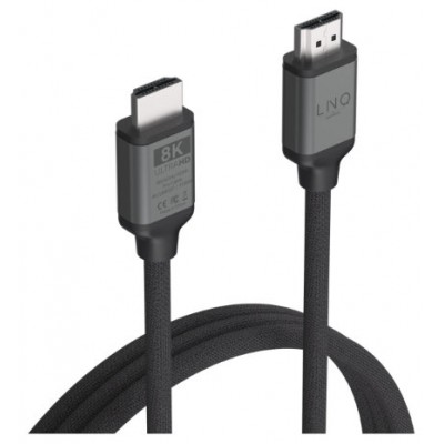 CABLE HDMI V2.1 8K NEGRO 2M LINQ (Espera 4 dias)