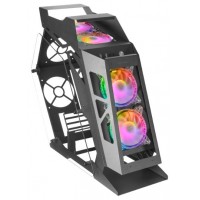 CAJA MICROATX GAMING MARS GAMING MC61 BLACK DISENO