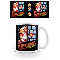 TAZA DESAYUNO SUPER MARIO PORTADA NES PYRAMID INTERNATIONAL MG24516 (Espera 4 dias)