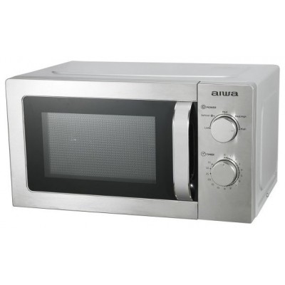 Microondas Aiwa Mw-200sl Frontal Acero Inox Capacidad