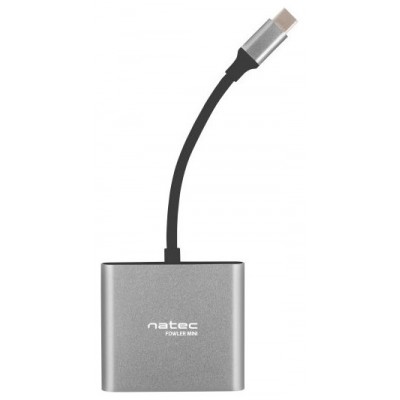 ADAPTADOR NATEC MULTIPUERTO USB-C A USB 3.0 HDMI 4K