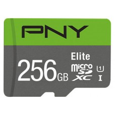 Memoria Sd Micro 256gb Pny Elite Microsdxc Uhs-i Clase