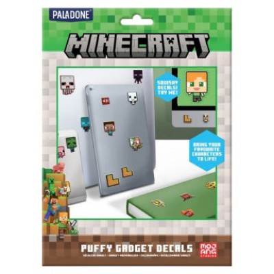 PACK VINILOS PARA GADGETS MINECRAFT 21 X 15 CM PALADONE PP13218MCF (Espera 4 dias)