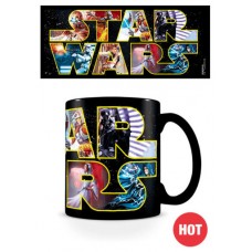 TAZA DESAYUNO CAMBIO DISEÑO STAR WARS LOGO PYRAMID SCMG24755 (Espera 4 dias)