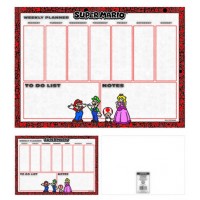 PLANIFICADOR SEMANAL DE ESCRITORIO A4 SUPER MARIO (4 COLOUR) 29 X 21 CM PYRAMID SR73816 (Espera 4 dias)