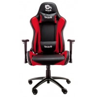 Talius silla Lizard V2 gaming black/red, 2D, butterfly, base metal, ruedas 60mm nylon, gas clase 4