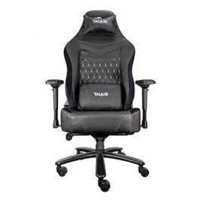 Talius silla Mamut gaming negra/gris 4D, Frog, base metal, ruedas nylon, hasta 170kg