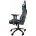 Talius silla Vulture gaming negra/azul butterfly, base nylon, ruedas nylon, 4D