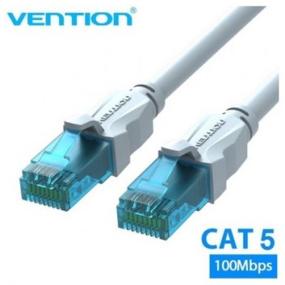 CABLE DE RED LATIGUILLO RJ45 CAT.5E UTP AWG26 25 M AZUL VENTION (Espera 4 dias)